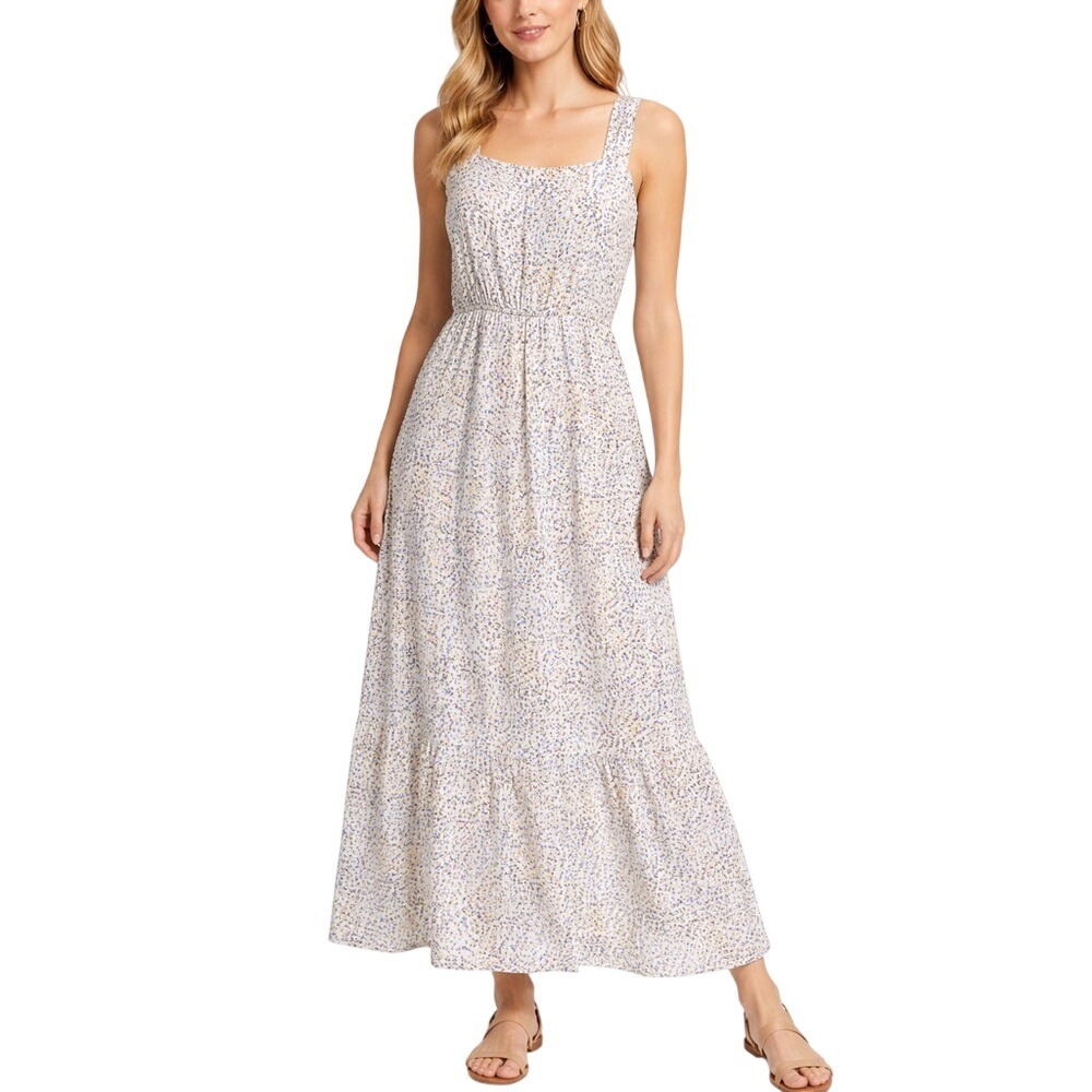 Amazon Essentials Women's Floral Maxi Dress Smock… - image 1